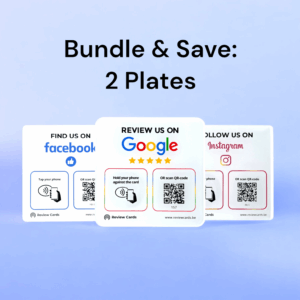 Offre groupée et économie : 2 Plaques