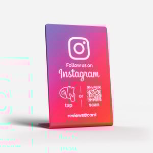 Carte Avis Instagram NFC