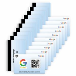 Carte Avis Google (x10)