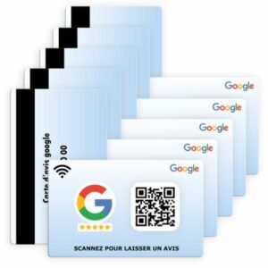 Carte Avis Google (x5)