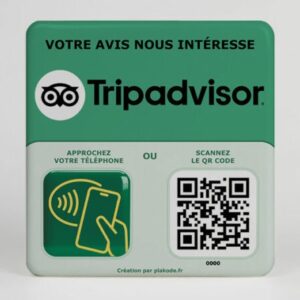 Plaque Tripadvisor