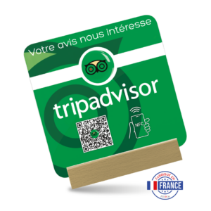 Plaque Plexiglass Réseaux Connectée NFC – Tripadvisor